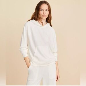Ann Taylor LOFT‎ Wafflestitch Tunic Hoodie - Size medium
